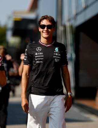 63 George Russell (GBR, Mercedes-AMG Petronas F1 Team), F1 Grand Prix of Italy at Autodromo Nazionale Monza on August 29, 2024 in Monza, Italy. (Photo by HOCH ZWEI) Monza Italy