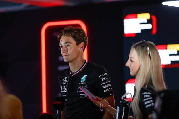 63 George Russell (GBR, Mercedes-AMG Petronas F1 Team), F1 Grand Prix of Italy at Autodromo Nazionale Monza on August 29, 2024 in Monza, Italy. (Photo by HOCH ZWEI) Monza Italy