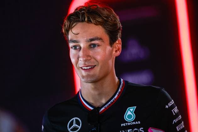 63 George Russell (GBR, Mercedes-AMG Petronas F1 Team), F1 Grand Prix of Italy at Autodromo Nazionale Monza on August 29, 2024 in Monza, Italy. (Photo by HOCH ZWEI) Monza Italy