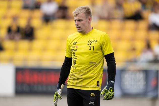 240829 Goalkeeper Isak Pettersson of Elfsborg during warmup ahead off the UEFA Europa League playoff between Elfsborg and Molde on August 29, 2024 in Boras. Photo: Jörgen Jarnberger BILDBYRAN COP 112 JJ0394 fotboll football soccer fotball uefa europa league playoff elfsborg molde bbeng Copyright: JÖRGENxJARNBERGER BB240829JJ004