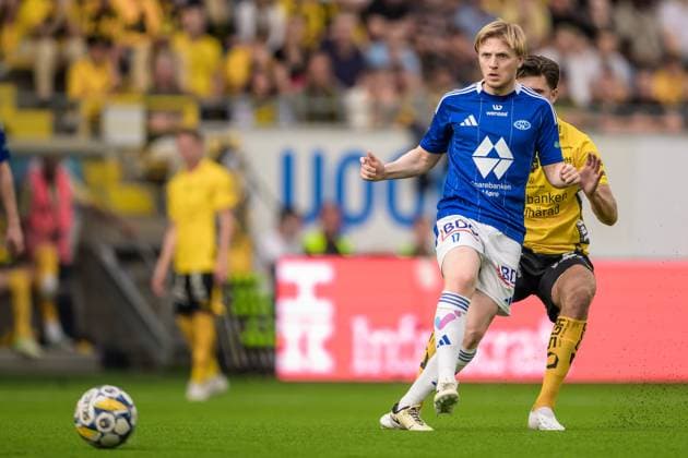 240829 Mats Möller Dahli och Besfort Zeneli of Elfsborg during the UEFA Europa League playoff between Elfsborg and Molde on August 29, 2024 in Boras. Photo: Jörgen Jarnberger BILDBYRAN COP 112 JJ0394 fotboll football soccer fotball uefa europa league playoff elfsborg molde bbeng Copyright: JÖRGENxJARNBERGER BB240829JJ016