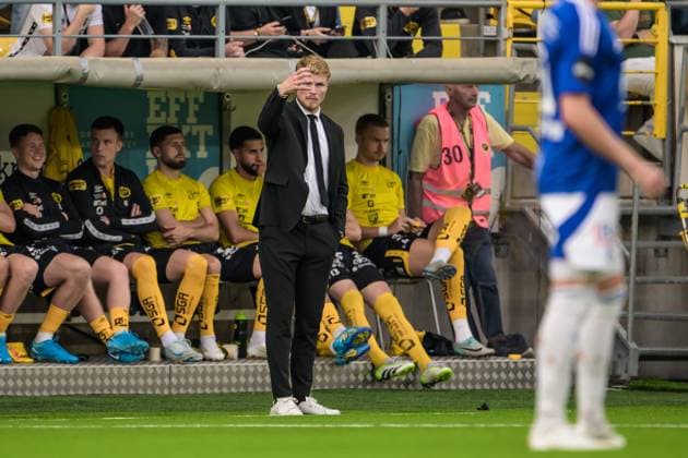 240829 Manager Oscar Hiljemark of Elfsborg during the UEFA Europa League playoff between Elfsborg and Molde on August 29, 2024 in Boras. Photo: Jörgen Jarnberger BILDBYRAN COP 112 JJ0394 fotboll football soccer fotball uefa europa league playoff elfsborg molde bbeng Copyright: JÖRGENxJARNBERGER BB240829JJ017