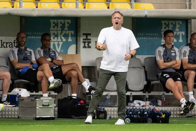 240829 Head coach Erling Moe of Molde during the UEFA Europa League playoff between Elfsborg and Molde on August 29, 2024 in Boras. Photo: Jörgen Jarnberger BILDBYRAN COP 112 JJ0394 fotboll football soccer fotball uefa europa league playoff elfsborg molde bbeng Copyright: JÖRGENxJARNBERGER BB240829JJ027