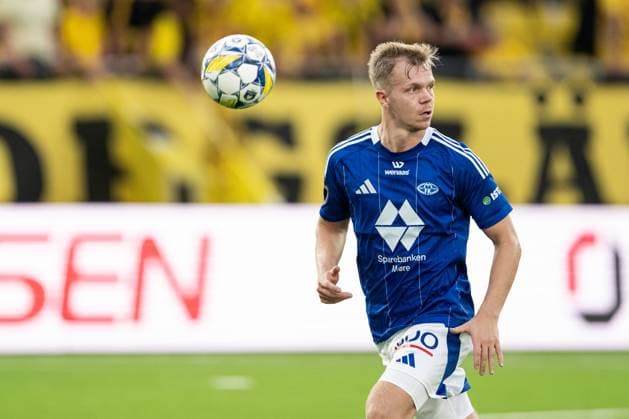 240829 Eirik Haugan of Molde during the UEFA Europa League playoff between Elfsborg and Molde on August 29, 2024 in Boras. Photo: Jörgen Jarnberger BILDBYRAN COP 112 JJ0394 fotboll football soccer fotball uefa europa league playoff elfsborg molde bbeng Copyright: JÖRGENxJARNBERGER BB240829JJ030
