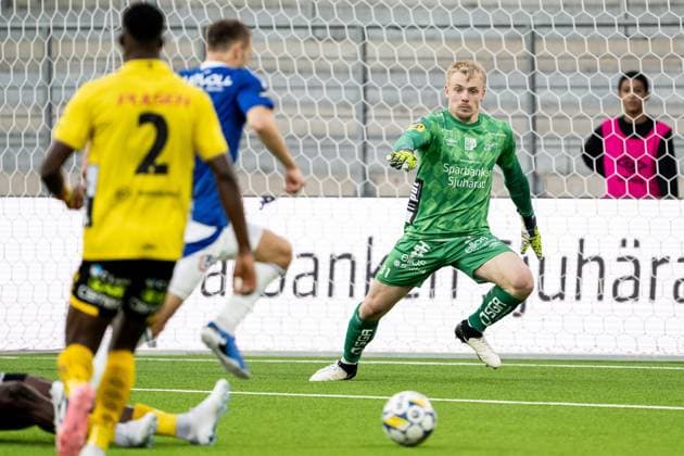 240829 Goalkeeper Isak Pettersson of Elfsborg during the UEFA Europa League playoff between Elfsborg and Molde on August 29, 2024 in Boras. Photo: Jörgen Jarnberger BILDBYRAN COP 112 JJ0394 fotboll football soccer fotball uefa europa league playoff elfsborg molde bbeng Copyright: JÖRGENxJARNBERGER BB240829JJ032