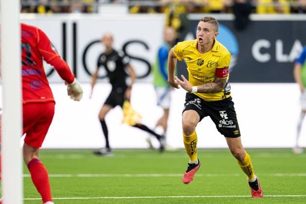 240829 Sebastian Holmen of Elfsborg during the UEFA Europa League playoff between Elfsborg and Molde on August 29, 2024 in Boras. Photo: Jörgen Jarnberger BILDBYRAN COP 112 JJ0394 fotboll football soccer fotball uefa europa league playoff elfsborg molde bbeng Copyright: JÖRGENxJARNBERGER BB240829JJ033