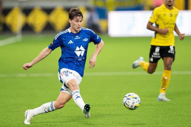 240829 Emil Breivik of Molde during the UEFA Europa League playoff between Elfsborg and Molde on August 29, 2024 in Boras. Photo: Jörgen Jarnberger BILDBYRAN COP 112 JJ0394 fotboll football soccer fotball uefa europa league playoff elfsborg molde bbeng Copyright: JÖRGENxJARNBERGER BB240829JJ034