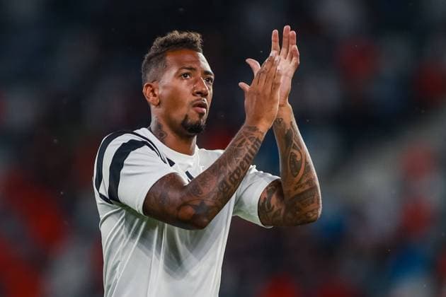 SOCCER - UEFA EL, Bucharest vs LASK BUCHAREST,ROMANIA,29.AUG.24 - SOCCER - UEFA Europa League, qualification, FCSB Bucharest vs Linzer ASK. Image shows Jerome Boateng (LASK).  GEPAxpictures xManuelxBinder