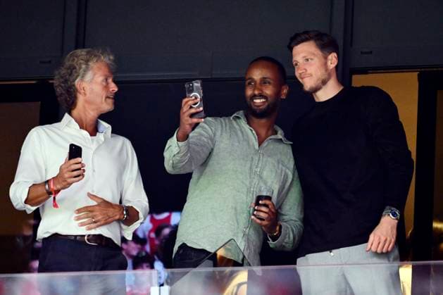 AMSTERDAM - Wout Weghorst of Ajax in the stands during the UEFA Europa League play-offs match between Ajax and Jagiellonia Bialystok in the Johan Cruijff ArenA on August 29, 2024 in Amsterdam. ANP OLAF KRAAK UEFA Europa League Play-Offs Second Leg 2024 25 xVIxANPxSportx xxANPxIVx 507047083 originalFilename: 507047083.jpg