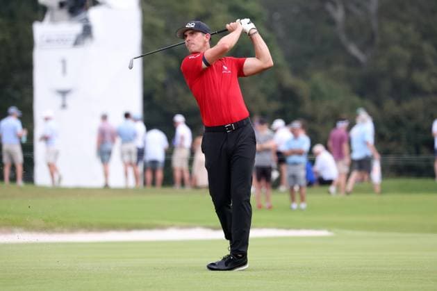 ATLANTA, GA - AUGUST 29: Billy Horschel (USA) during the opening round of the 2024 Tour Championship at on August 29, 2024 at East Lake Golf Club in Atlanta, Georgia. (Photo by Michael Wade Icon Sportswire) GOLF: AUG 29 PGA, Golf Herren FedExCup Playoffs - TOUR Championship EDITORIAL USE ONLY Icon08292424