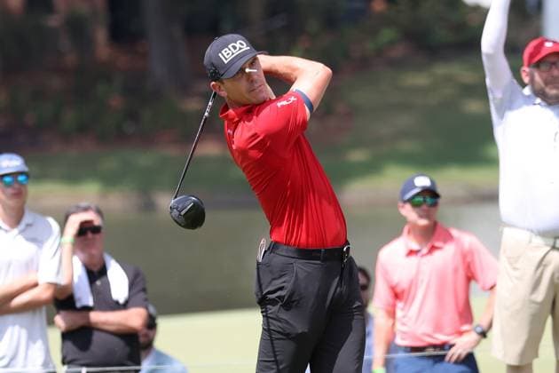 ATLANTA, GA - AUGUST 29: Billy Horschel (USA) during the opening round of the 2024 Tour Championship at on August 29, 2024 at East Lake Golf Club in Atlanta, Georgia. (Photo by Michael Wade Icon Sportswire) GOLF: AUG 29 PGA, Golf Herren FedExCup Playoffs - TOUR Championship EDITORIAL USE ONLY Icon08292426