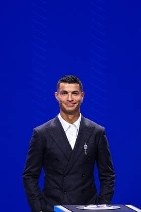 29th of August 2024 - UEFA CHAMPIONS LEAGUE KICK OFF 2024 2025 - DRAW LOTTERY WITH AI - FORUM GRIMALDI ronaldo (cristiano) during the draw lottery MONACO MONACO Copyright: xSPORTPIXPRESSx xFREDxPORCUx