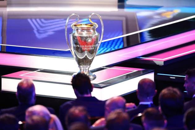 29th of August 2024 - UEFA CHAMPIONS LEAGUE KICK OFF 2024 2025 - DRAW LOTTERY WITH AI - FORUM GRIMALDI An illustration of Champions League Trophy MONACO MONACO Copyright: xSPORTPIXPRESSx xFREDxPORCUx