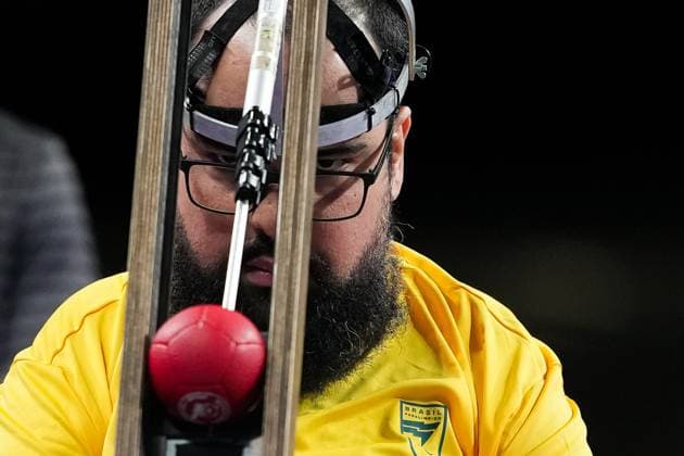 Sport Themen der Woche KW35 Sport Bilder des Tages CARVALHO Mateus (BRA), AUGUST 29, 2024 - Boccia : Men s Individual - BC3 Preliminary Round Pool D during the Paris 2024 Paralympic Games at South Paris Arena in Paris, France. Noxthirdxpartyxsales  (264657391)