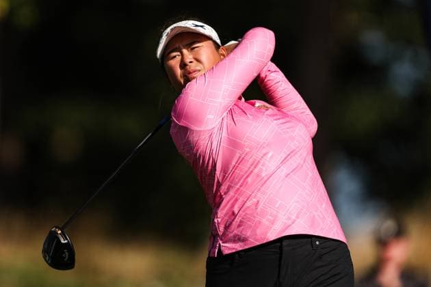2024 KPMG Women s Irish Open, Carton House, Kildare 30 8 2024 Trichat Cheenglab tees off on the 13th Trichat Cheenglab tees off on the 13th 30 8 2024  Copyright: x INPHO BenxBradyx BB4_1271