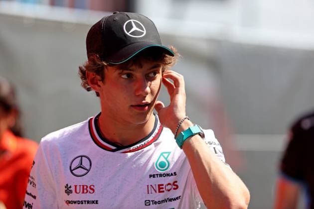 30.08.2024, xsvx, Motorsport FIA Formel 1, Großer Preis von Italien 2024 emspor, v.l. Kimi Antonelli (Mercedes AMG Petronas) (FIA REGULATIONS PROHIBIT ANY USE OF PHOTOGRAPHS as IMAGE SEQUENCES and or QUASI-VIDEO) Monza