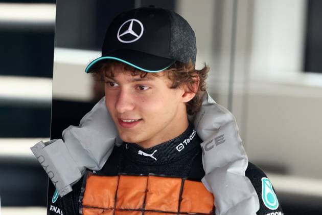 Sport Bilder des Tages 30.08.2024, xsvx, Motorsport FIA Formel 1, Großer Preis von Italien 2024 emspor, v.l. Kimi Antonelli (Mercedes AMG Petronas) (FIA REGULATIONS PROHIBIT ANY USE OF PHOTOGRAPHS as IMAGE SEQUENCES and or QUASI-VIDEO) Monza