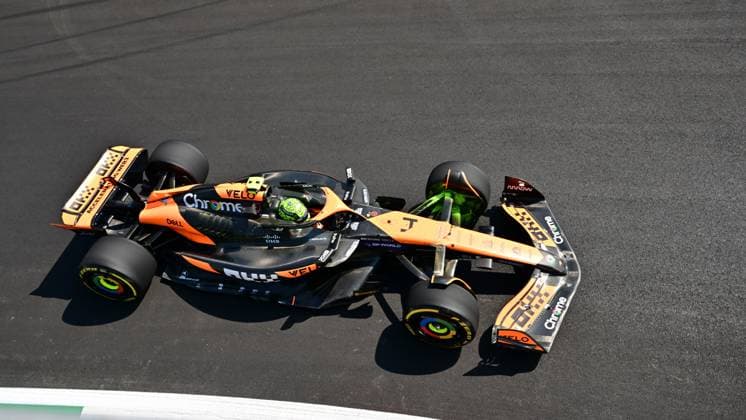 NÃ‚Â°4 Lando Norris GBR McLaren Formula 1 Team during Formula 1 - Pirelli Gran Premio d Italia 2024 - Practice 1 and Practice 2, Formula 1 Championship in Monza, Italy, August 30 2024  Copyright: xOttoxMoretti IPAxSportx xipa-agex xx IPA_49194249 IPA_Agency_IPA49194249