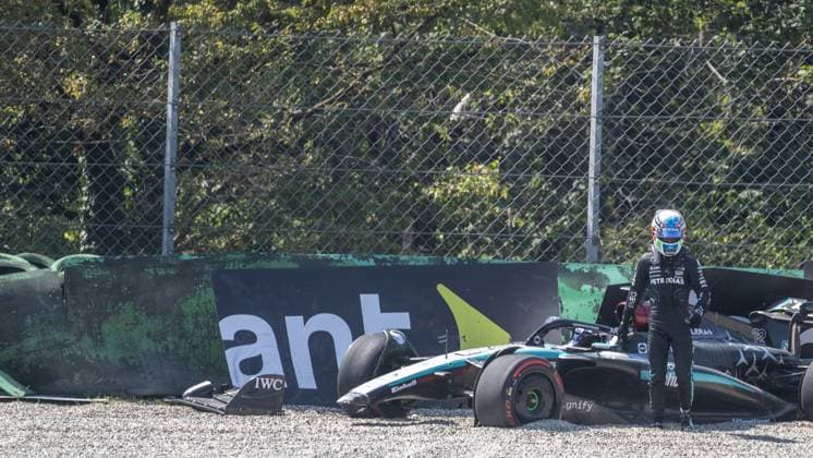 Sport Themen der Woche KW35 Sport Bilder des Tages Monza: NoöÃ‚Â°12 Andrea Kimi Antonelli -ITA- Mercedes AMG PETRONAS Formula One Team during Formula 1 - Pirelli Gran Premio d Italia 2024 - Practice 1 and Practice 2, Formula 1 Championship in Monza, Italy, August 30 2024 - Formula 1 - Formula 1 - Pirelli Gran Premio d Italia 2024 - Practice 1 and Practice 2  - ZUMAp169 20240830_zsa_p169_045 Copyright: xOttoxMoretti IPAxSportx
