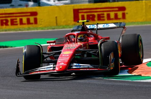 55 Carlos Sainz (ESP, Scuderia Ferrari HP), F1 Grand Prix of Italy at Autodromo Nazionale Monza on August 30, 2024 in Monza, Italy. (Photo by HOCH ZWEI) Monza Italy