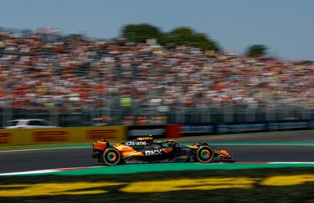 4 Lando Norris (GBR, McLaren Formula 1 Team), F1 Grand Prix of Italy at Autodromo Nazionale Monza on August 30, 2024 in Monza, Italy. (Photo by HOCH ZWEI) Monza Italy