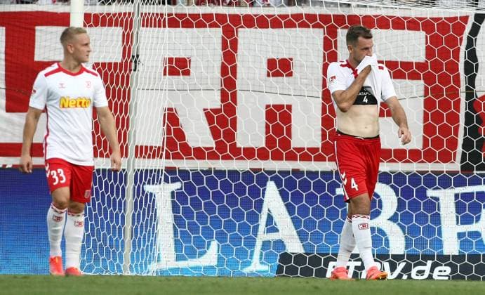 Entäuschung Florian Ballas . 2.Bundesliga - Spieltag 4 , Jahn Regensburg - Greuther Fürth . Fußball , in Jahnstadion , Regensburg , Bayern , Deutschland . August 30, 2024 - Photo: Ipa Photo Pressefoto DENL Copyright: xx