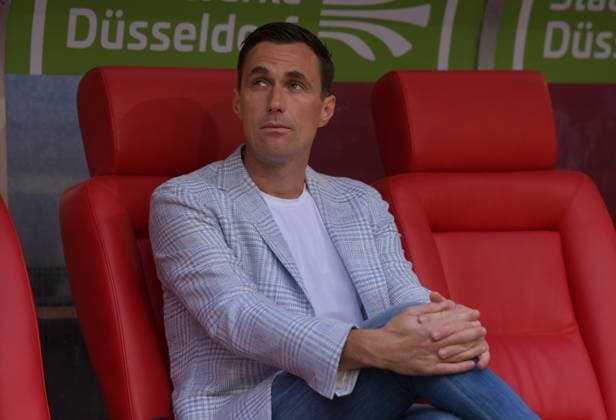 30.08.2024, xblx, Fussball 2.Bundesliga, Fortuna Duesseldorf - Hannover 96 emspor, v.l. Marcus Mann (Sportdirektor Hannover 96) (DFL DFB REGULATIONS PROHIBIT ANY USE OF PHOTOGRAPHS as IMAGE SEQUENCES and or QUASI-VIDEO) Duesseldorf