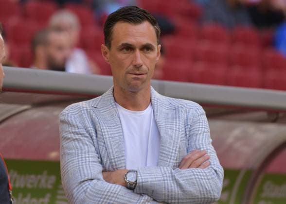 30.08.2024, xblx, Fussball 2.Bundesliga, Fortuna Duesseldorf - Hannover 96 emspor, v.l. Marcus Mann (Sportdirektor Hannover 96) (DFL DFB REGULATIONS PROHIBIT ANY USE OF PHOTOGRAPHS as IMAGE SEQUENCES and or QUASI-VIDEO) Duesseldorf