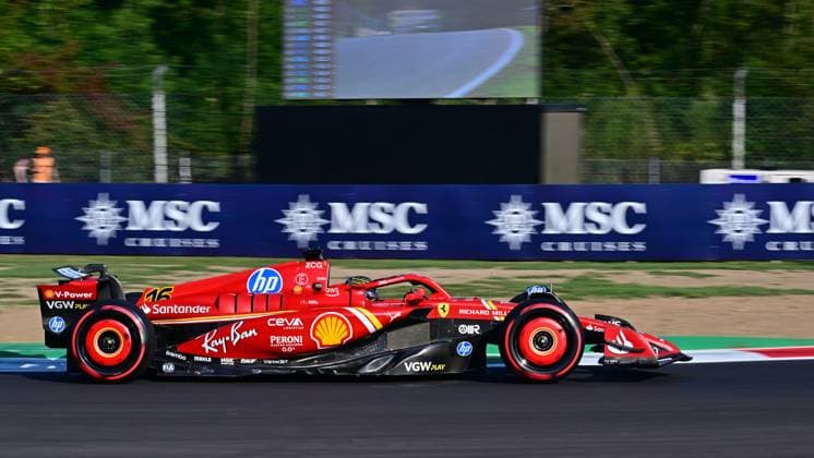 NÃ‚Â°16 Charles Leclerc MC Scuderia Ferrari during Formula 1 - Pirelli Gran Premio d Italia 2024 - Practice 1 and Practice 2, Formula 1 Championship in Monza, Italy, August 30 2024  Copyright: xOttoxMoretti IPAxSportx xipa-agex xx IPA_49201022 IPA_Agency_IPA49201022