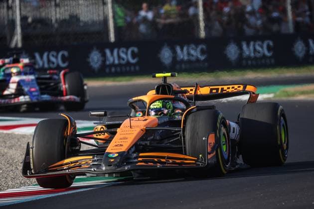 Foto IPP Enrico Schiavi Monza 30-08-2024 Formula 1 F1 Gran Premio di Italia 2024 FP2 nella foto: Lando Norris - McLaren Monza italy  Copyright: xR4924_italyphotopressx