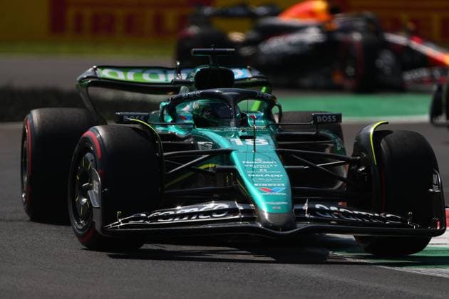 Lance Stroll (CAN) - Aston Martin Aramco F1 Team - Aston Martin AMR24 - Mercedes during Practice session, Aug 30, of Formula 1 Pirelli Gran Premio d Italia 2024, scheduled to take place at Autodromo Nazionale di Monza track in Monza (MB) Italy - Aug 29 to Sept 1, 2024  Copyright: xAlessioxDexMarco IPAxSportx xipax xx IPA_49201434 IPA_Agency_IPA49201434