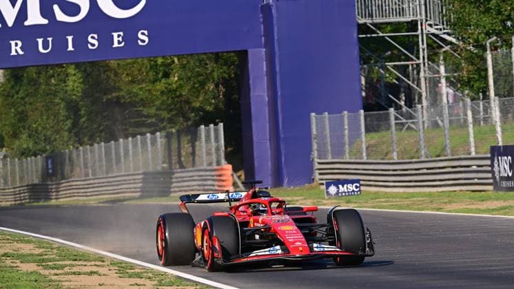 Monza: NoöÃ‚Â°16 Charles Leclerc MC Scuderia Ferrari during Formula 1 - Pirelli Gran Premio d Italia 2024 - Practice 1 and Practice 2, Formula 1 Championship in Monza, Italy, August 30 2024 - Formula 1 - Formula 1 - Pirelli Gran Premio d Italia 2024 - Practice 1 and Practice 2  - ZUMAp169 20240830_zsa_p169_321 Copyright: xOttoxMoretti IPAxSportx