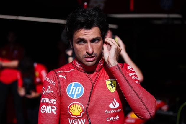 55 Carlos Sainz (ESP, Scuderia Ferrari HP), F1 Grand Prix of Italy at Autodromo Nazionale Monza on August 30, 2024 in Monza, Italy. (Photo by HOCH ZWEI) Monza Italy