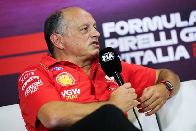 Frederic Vasseur (FRA, Scuderia Ferrari HP), F1 Grand Prix of Italy at Autodromo Nazionale Monza on August 30, 2024 in Monza, Italy. (Photo by HOCH ZWEI) Monza Italy