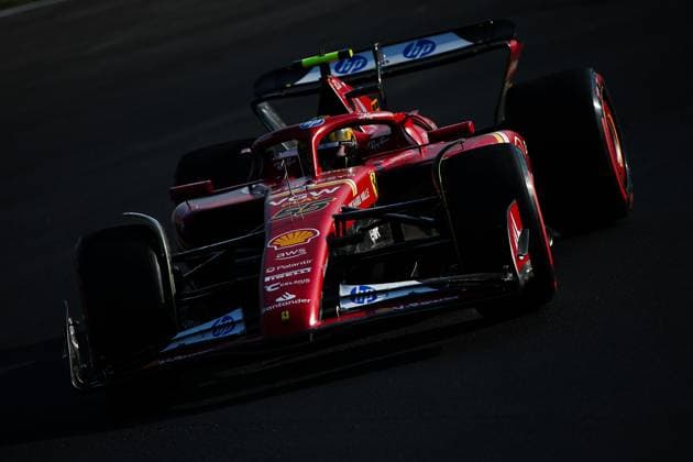 55 Carlos Sainz (ESP, Scuderia Ferrari HP), F1 Grand Prix of Italy at Autodromo Nazionale Monza on August 30, 2024 in Monza, Italy. (Photo by HOCH ZWEI) Monza Italy