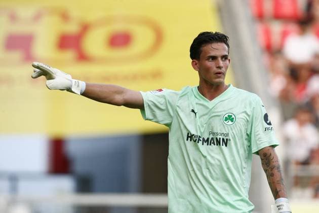Nahuel Noll . 2.Bundesliga - Spieltag 4 , Jahn Regensburg - Greuther Fürth . Fußball , in Jahnstadion , Regensburg , Bayern , Deutschland . August 30, 2024 - Photo: Ipa Photo Pressefoto DENL Copyright: xx