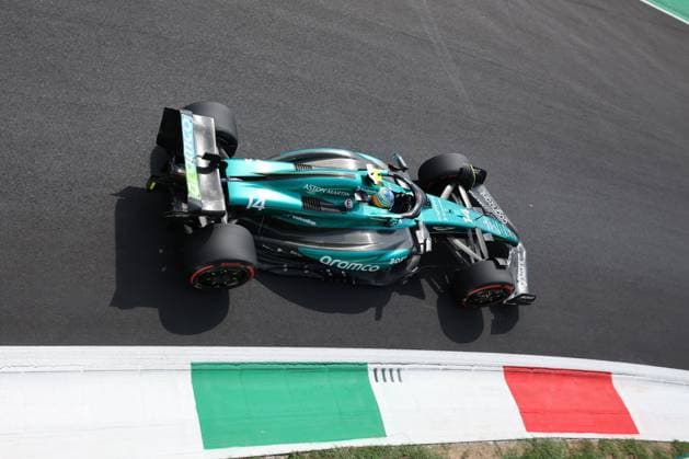 Fernando Alonso (Aston Martin Aramco Formula One Team, 14), Freies Training 3, Free Practice 3, FP3, ITA, Formel 1 Weltmeisterschaft, Italian Grand Prix, Autodromo Nazionale Monza, 31.08.2024 ITA, Formel 1 Weltmeisterschaft, Italian Grand Prix, Italien, Autodromo Nazionale Monza, 31.08.2024 Monza Copyright: xEibner-Pressefoto AnnikaxGrafx EP_AGF