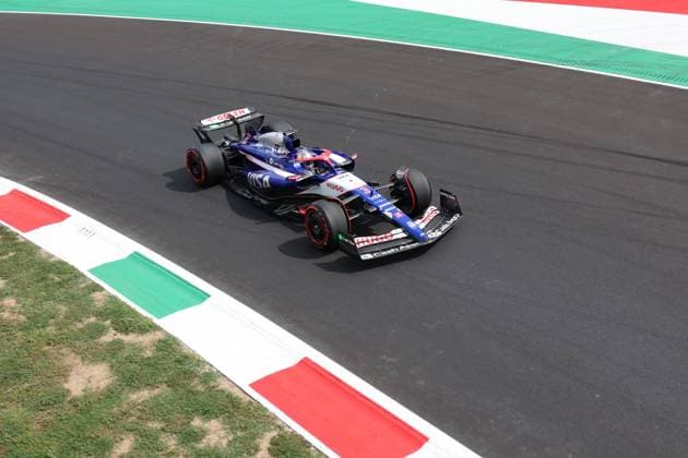 Daniel Ricciardo (Visa Cash App RB Formula One Team Racing Bulls, 03), Freies Training 3, Free Practice 3, FP3, ITA, Formel 1 Weltmeisterschaft, Italian Grand Prix, Autodromo Nazionale Monza, 31.08.2024 ITA, Formel 1 Weltmeisterschaft, Italian Grand Prix, Italien, Autodromo Nazionale Monza, 31.08.2024 Monza Copyright: xEibner-Pressefoto AnnikaxGrafx EP_AGF