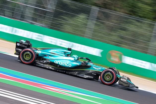Lance Stroll (Aston Martin) in der Variante Della Roggia, 3 Freies Training, Grosser Preis von Italien, Motorsport, Herren, Formel 1, 31.08.2024 Monza Lombardei Italien