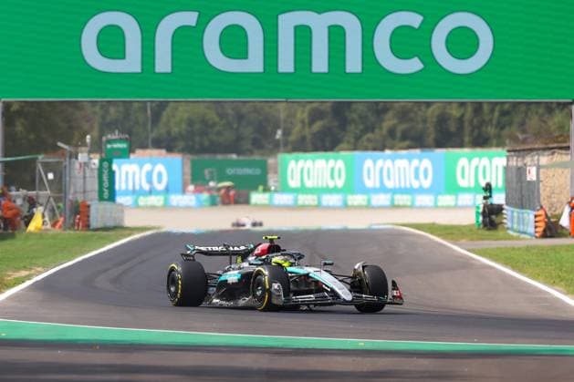 Lewis Hamilton (Mercedes-AMG) in der Variante Della Roggia, 3 Freies Training, Grosser Preis von Italien, Motorsport, Herren, Formel 1, 31.08.2024 Monza Lombardei Italien