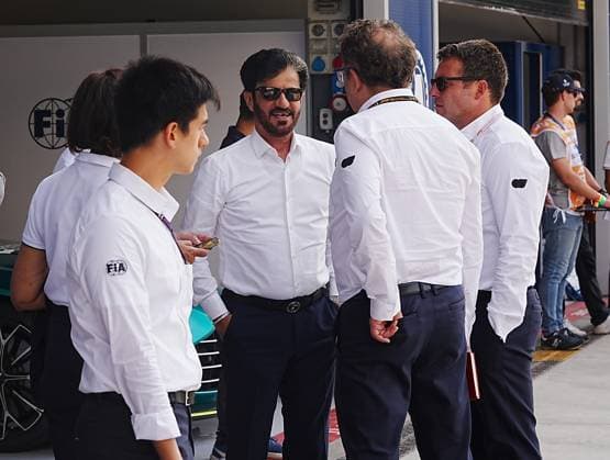 31.08.2024, Autodromo Nazionale di Monza, Monza, FORMULA 1 PIRELLI GRAN PREMIO D ITALIA 2024 ,im Bild FIA Präsident Mohammed bin Sulayem in der Boxengasse von Monza. Defodi-506_20240831_hbr_1804