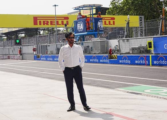FORMULA 1 PIRELLI GRAN PREMIO D ITALIA 2024 31.08.2024, Autodromo Nazionale di Monza, Monza, FORMULA 1 PIRELLI GRAN PREMIO D ITALIA 2024 ,im Bild FIA Präsident Mohammed bin Sulayem in der Boxengasse von Monza.