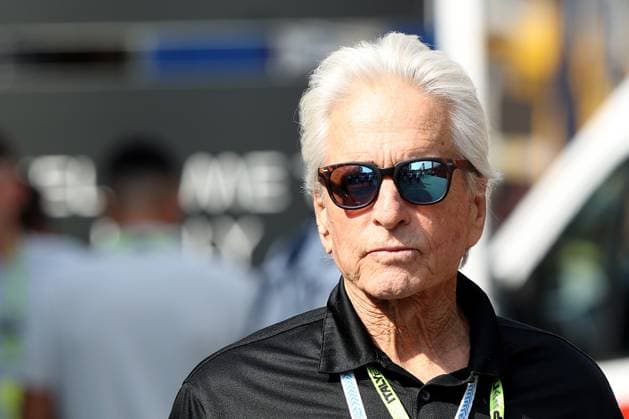 31.08.2024, xsvx, Motorsport FIA Formel 1, Großer Preis von Italien 2024 emspor, v.l. Schauspieler Michael Douglas (FIA REGULATIONS PROHIBIT ANY USE OF PHOTOGRAPHS as IMAGE SEQUENCES and or QUASI-VIDEO) Monza