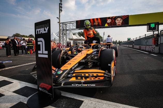 Sport Bilder des Tages 4 Lando Norris (GBR, McLaren Formula 1 Team), F1 Grand Prix of Italy at Autodromo Nazionale Monza on August 31, 2024 in Monza, Italy. (Photo by HOCH ZWEI) Monza Italy