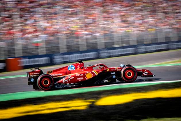 MONZA - Charles Leclerc (Ferrari) in action during the qualification for the Italian Grand Prix at the Monza circuit. ANP SANDER KONING xVIxANPxSportx xxANPxIVx 507227821 originalFilename: 507227821.jpg