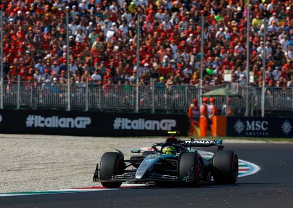 44 Lewis Hamilton (GBR, Mercedes-AMG Petronas F1 Team), F1 Grand Prix of Italy at Autodromo Nazionale Monza on August 31, 2024 in Monza, Italy. (Photo by HOCH ZWEI) Monza Italy