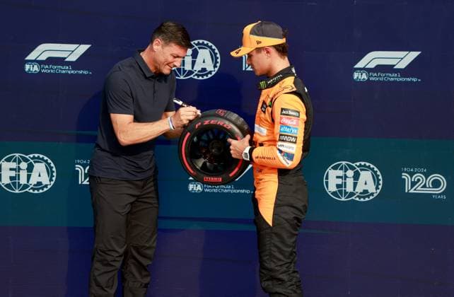 Javier Zanetti, 4 Lando Norris (GBR, McLaren Formula 1 Team), F1 Grand Prix of Italy at Autodromo Nazionale Monza on August 31, 2024 in Monza, Italy. (Photo by HOCH ZWEI) Monza Italy