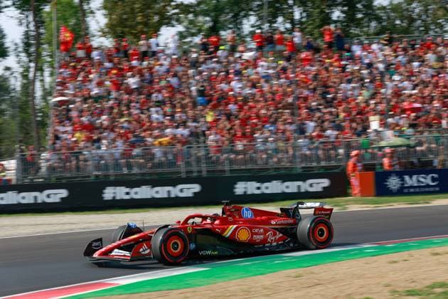 16 Charles Leclerc (MCO, Scuderia Ferrari HP), F1 Grand Prix of Italy at Autodromo Nazionale Monza on August 31, 2024 in Monza, Italy. (Photo by HOCH ZWEI) Monza Italy