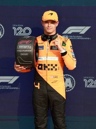 4 Lando Norris (GBR, McLaren Formula 1 Team), F1 Grand Prix of Italy at Autodromo Nazionale Monza on August 31, 2024 in Monza, Italy. (Photo by HOCH ZWEI) Monza Italy