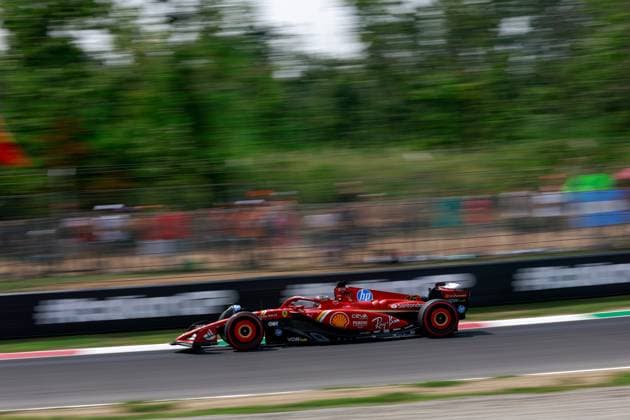 16 Charles Leclerc (MCO, Scuderia Ferrari HP), F1 Grand Prix of Italy at Autodromo Nazionale Monza on August 31, 2024 in Monza, Italy. (Photo by HOCH ZWEI) Monza Italy